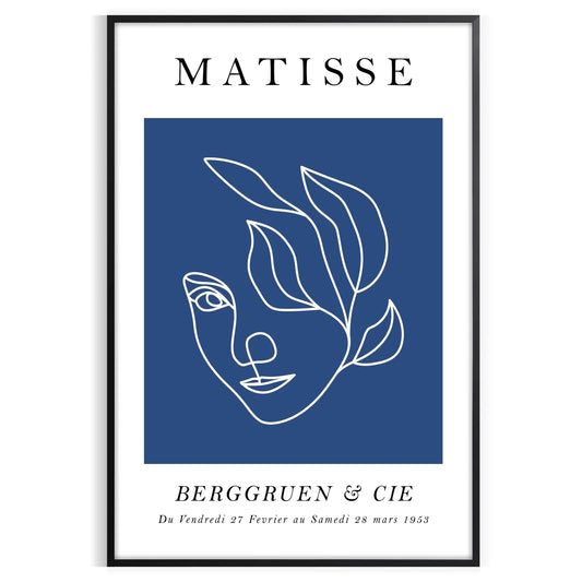 space Matisse Cut Outs poster iconic papier découpés striking black white wall art print perfect addition contemporary decor thoughtful gift lovers frame