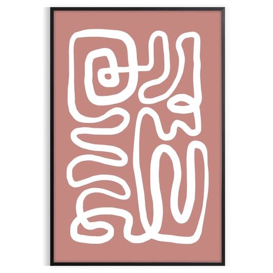 space stunning papier découpés poster elegant white brown hues exquisite wall art blends sophistication style perfect gift occasion versatile sizes A4 cm A0 décor today