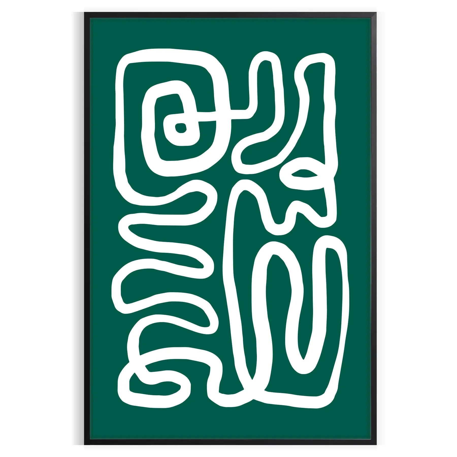 elegance papier découpés poster serene white vibrant green hues unique wall art touch sophistication space perfect gift decoration multiple sizes A4 cm A0