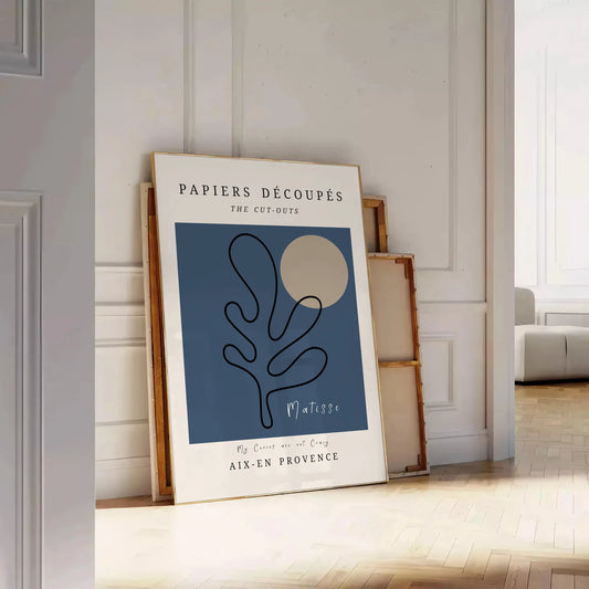 space papier découpés poster elegant gray white hues wall art thoughtful gift artwork sophistication room sizes A4 cm A0 decor today