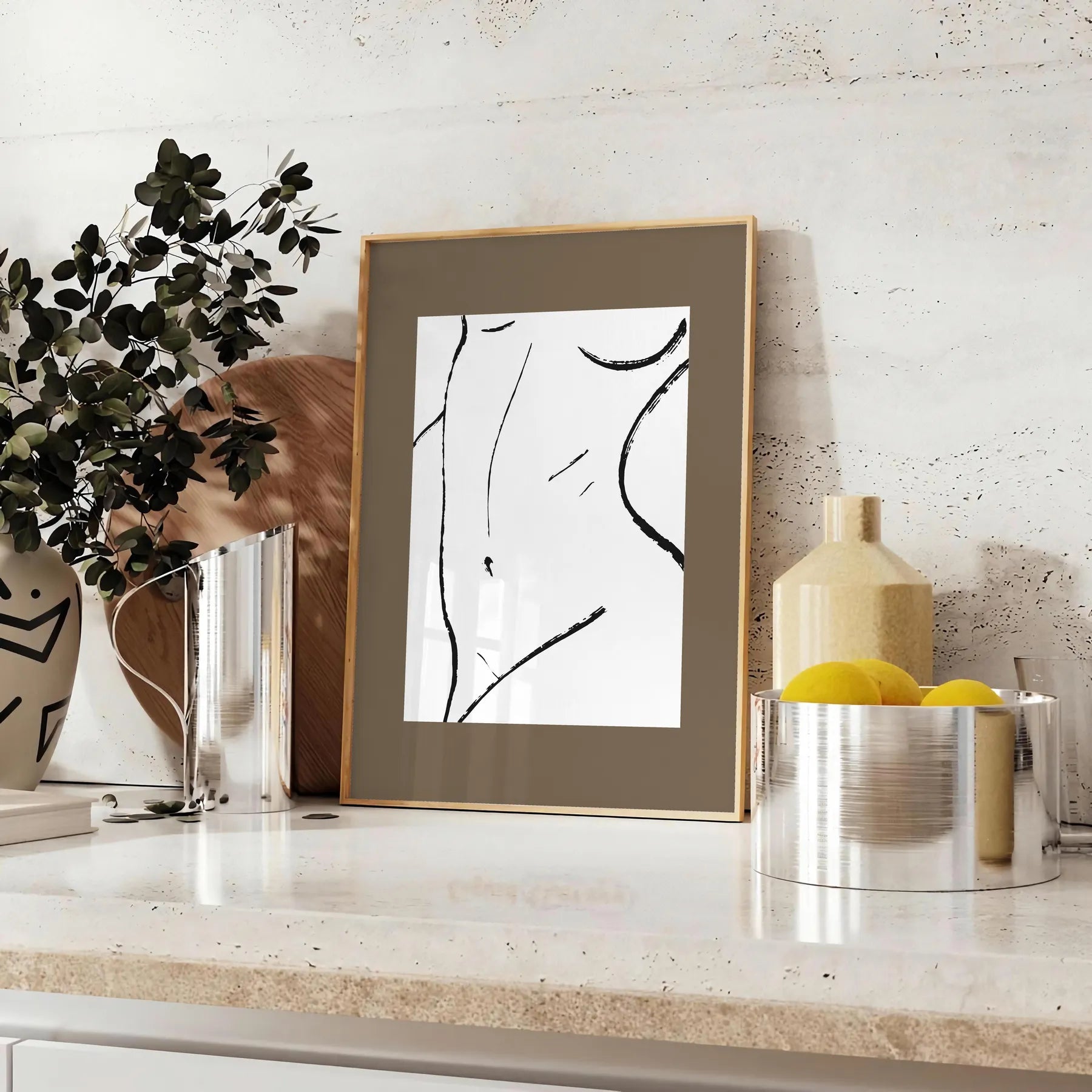 elegance papier découpés poster gray white tones chic wall art thoughtful gift artwork space tranquil design A4 cm A0 print sizes